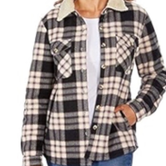 Soho Threads Cream Sherpa Jacket s/p - Picture 6 of 6